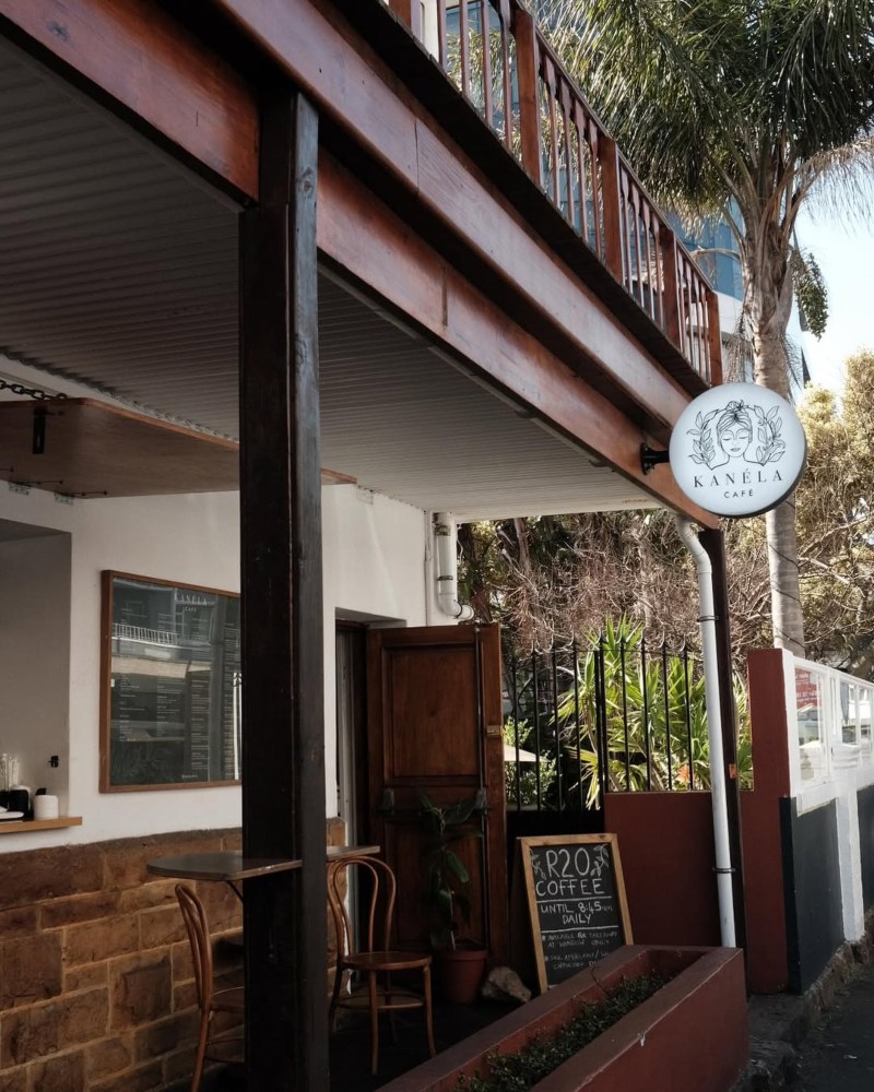 Entrance to Kanela Cafe Sea Point