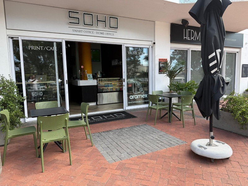 Entrance to SOHO Cafe Green Point